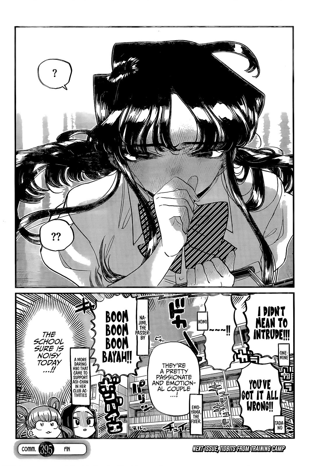 Komi-san wa Komyushou Desu Manga Chapter 395