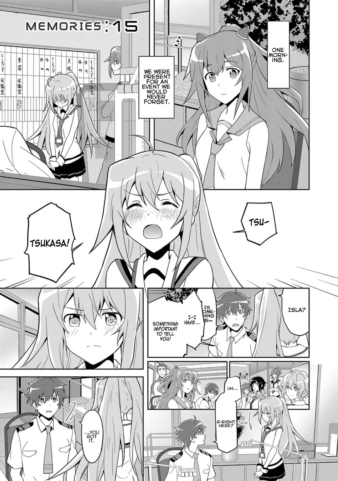 Plastic Memories: Say to good-bye Vol.3 Ch.15 Page 1 - Mangago