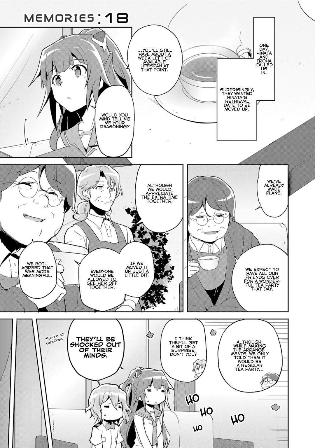 Plastic Memories: Say to good-bye Ch.12 Page 5 - Mangago
