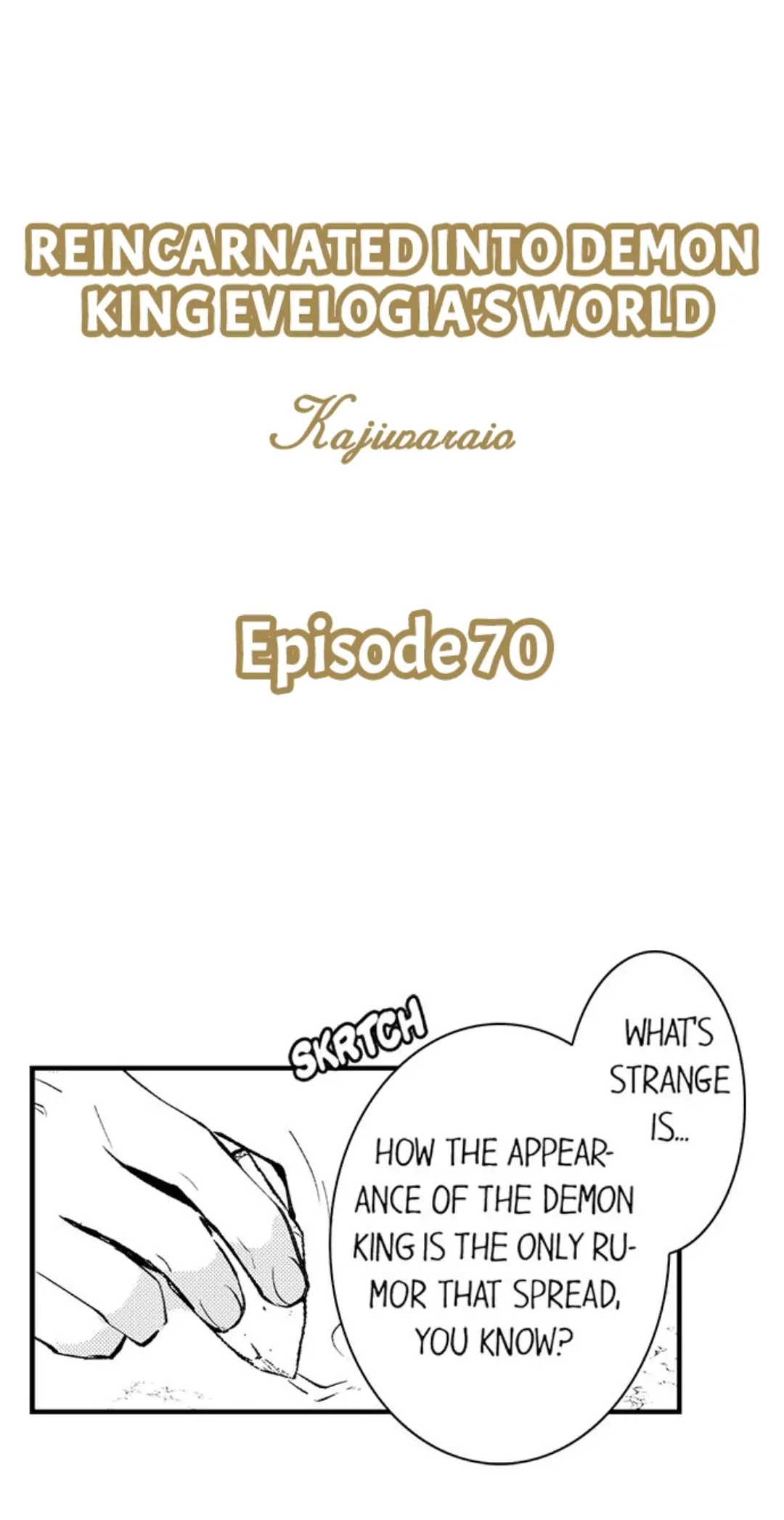 Reincarnated Into Demon King Evelogia s World Episode 1 Reincarnated into Demon King Evelogia's World Ch.70 Page 1 - Mangago